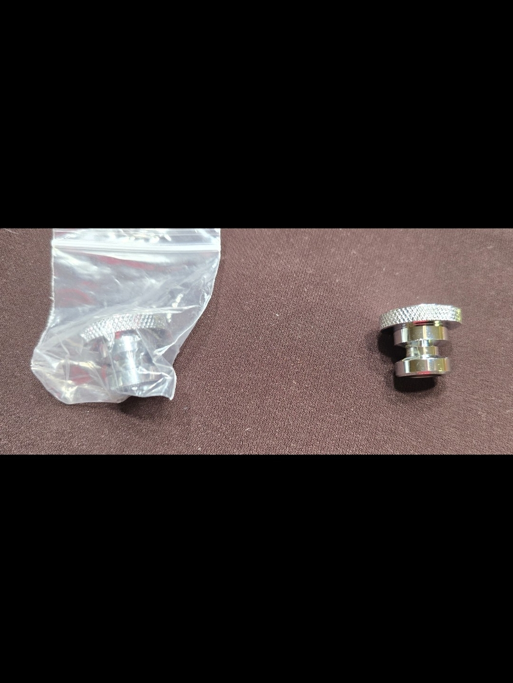 Chrome Motorcycle Rear Rack with Mounting Bolt - Picture 7 of 8